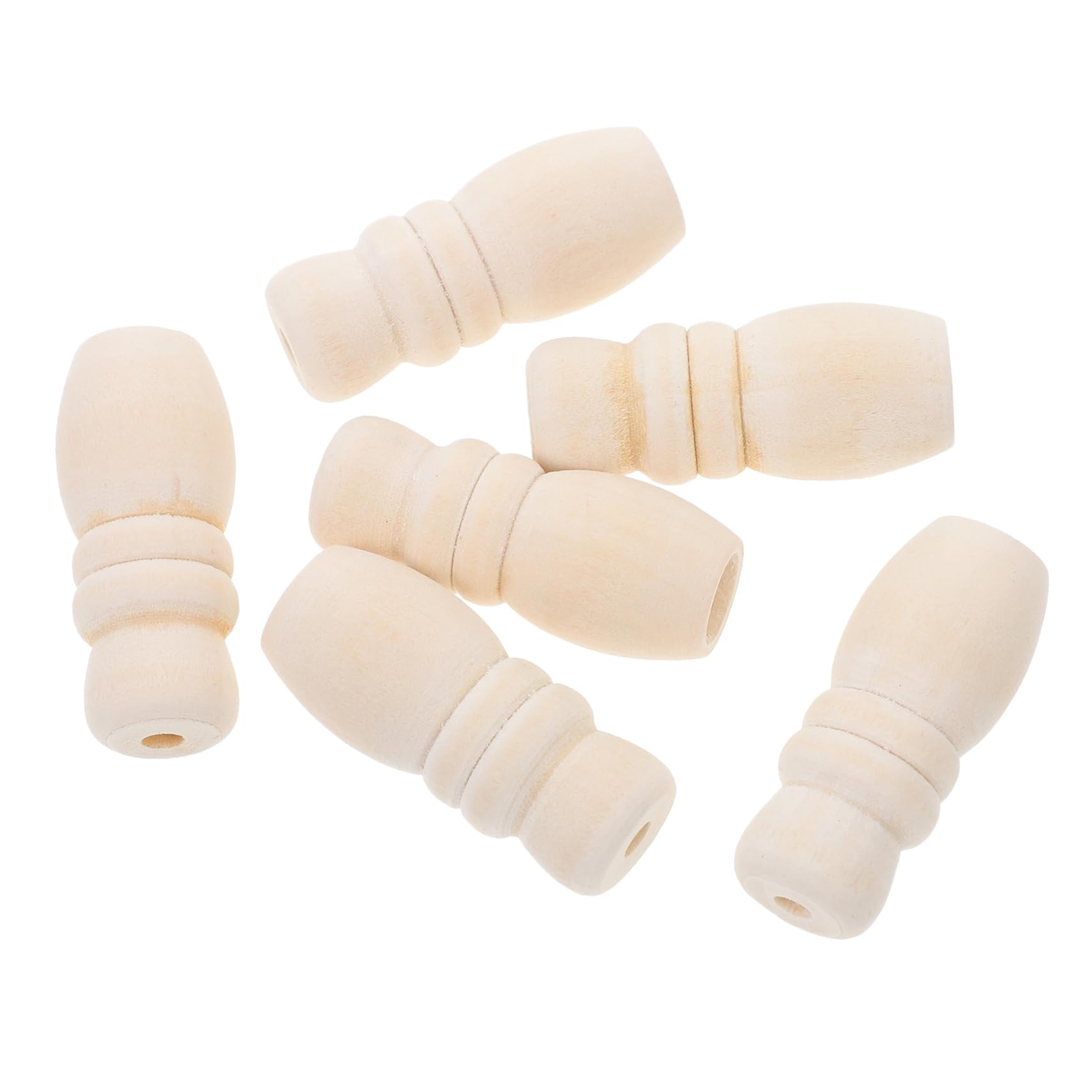 ERINGOGO 6 Pack Blind Pull Knobs Wooden Cord Tassels for Blinds Home Decor Pull Ends