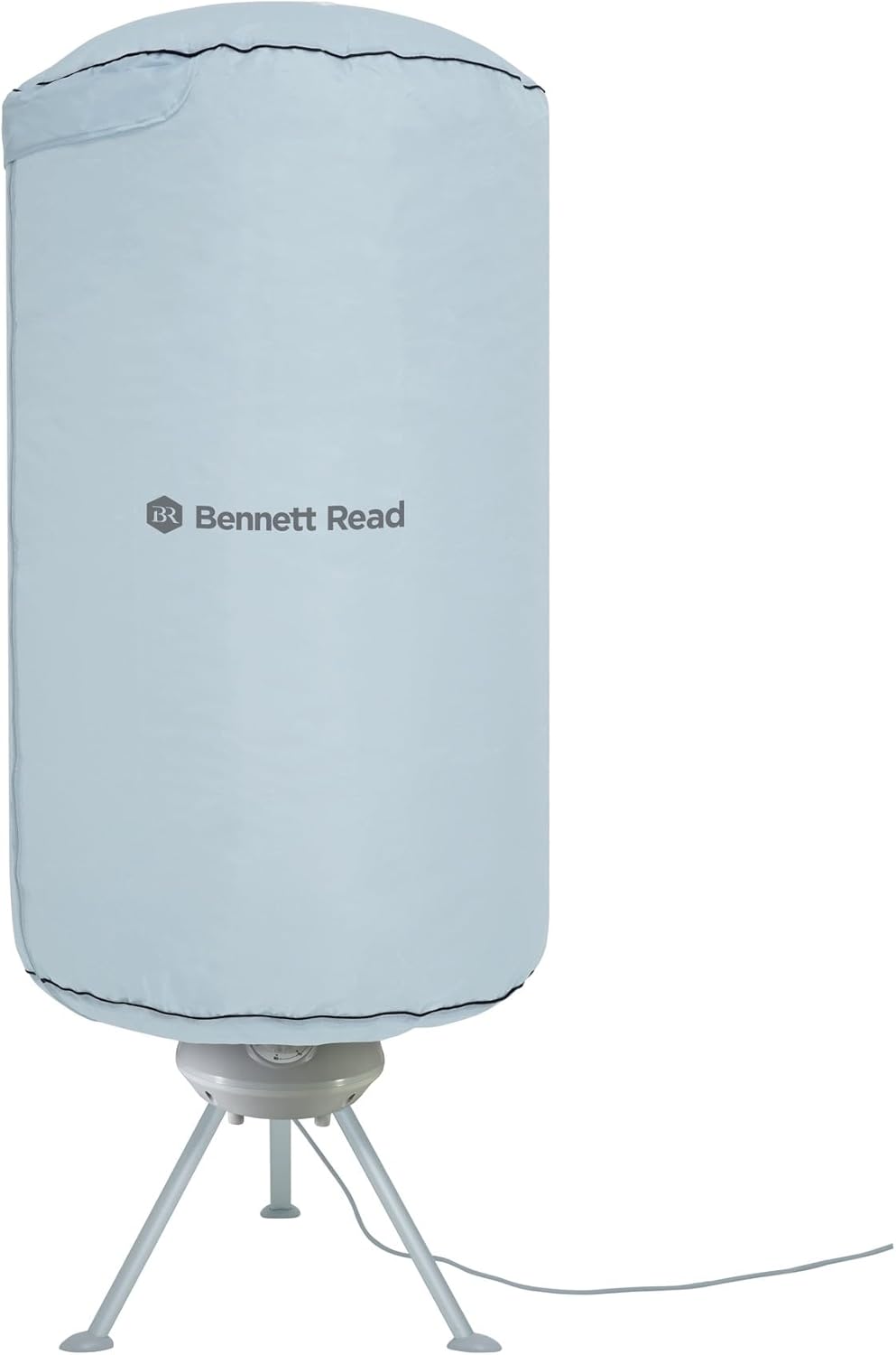 Bennett Read HDB004 Laundry Dryer with light grey fabric cover and white tripod base