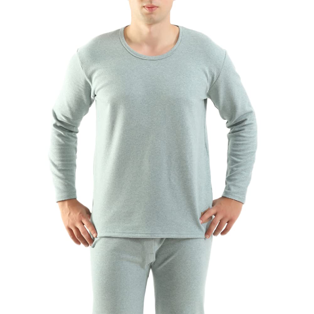 Men's Thermal Underwear with Inner Fleece Warm Ski Winter Set 3XL-9XL