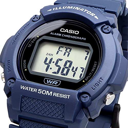 [カシオ] CASIO スタンダード デジタル 腕時計 W-219H-2AV メンズ チープカシオ チプカシ ネイビーブルー 海外モデル [並行輸入品] 商品画像2