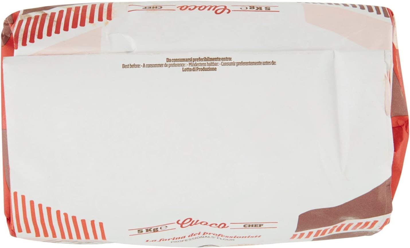 Caputo Cuoco Chef - 4 harinas de trigo blando (5 kg, tipo 00)