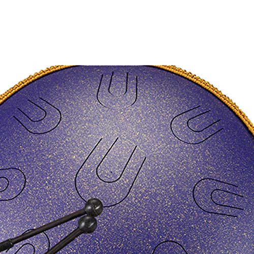Tambor de acero Lotus de 14 pulgadas y 9 notas con bolsa y mazos miniatura 2