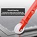 Pack of 2 Screen Rolling Tool for Installing Sealing Strips Tool with Ergonomics Handle Convenient Glazing Shovel Sealing Strips Installation