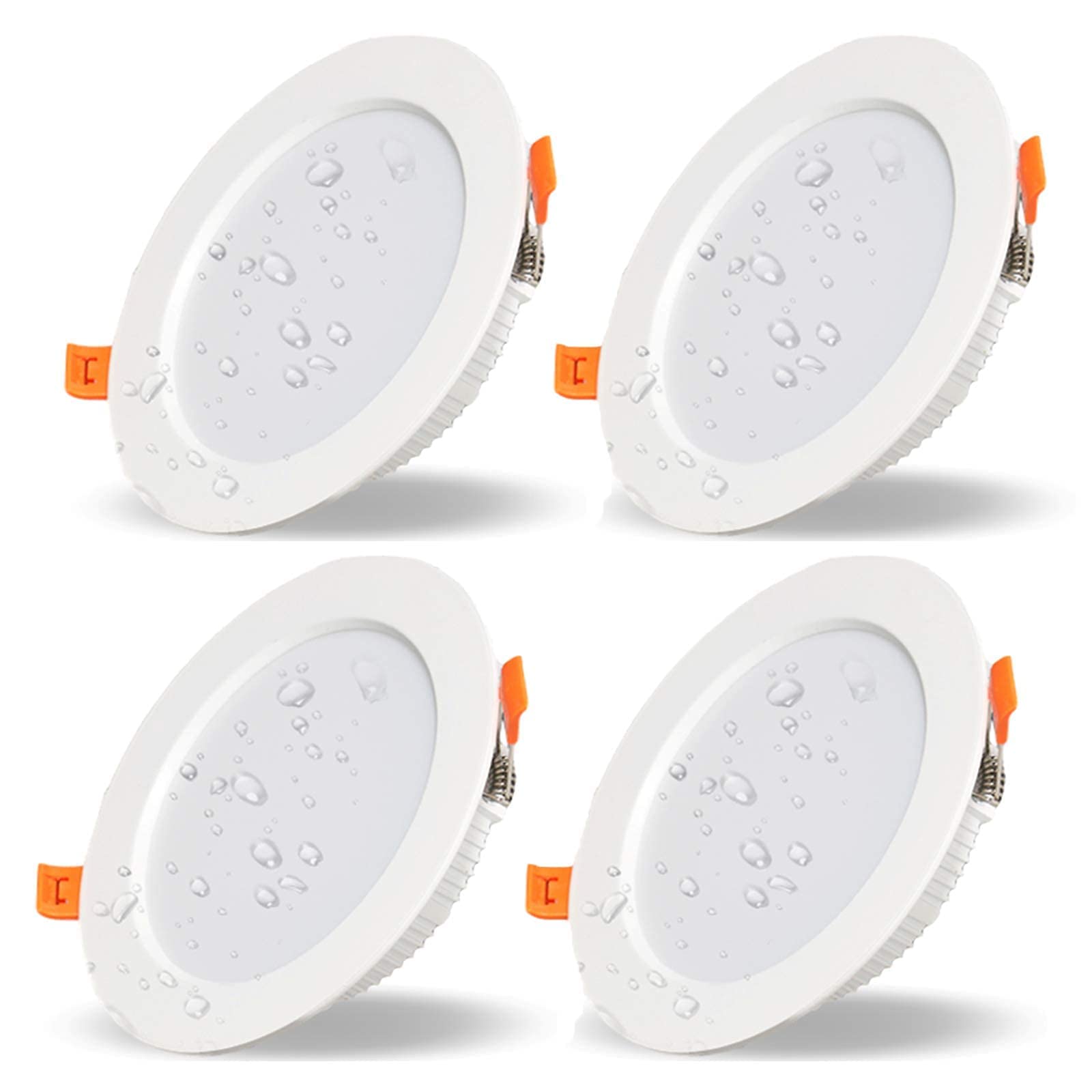 Plafonnier downlight LED encastrable ultra-mince 12W 960Lm rond pour l'éclairage de couloir et hall