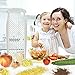 Börner PowerLine Grater (White) • Fine & Coarse Kitchen Grater • Double Sided Grater for Vegetables, Fruit & Cheese • Vegetable Grater, Cheese Grater, Kitchen Grater