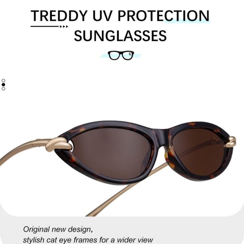 Małe, seksowne okulary przeciwsłoneczne Cat Eye, damskie, punkowe, metalowe, modne okulary przeciwsłoneczne Cat Eye dla kobiet