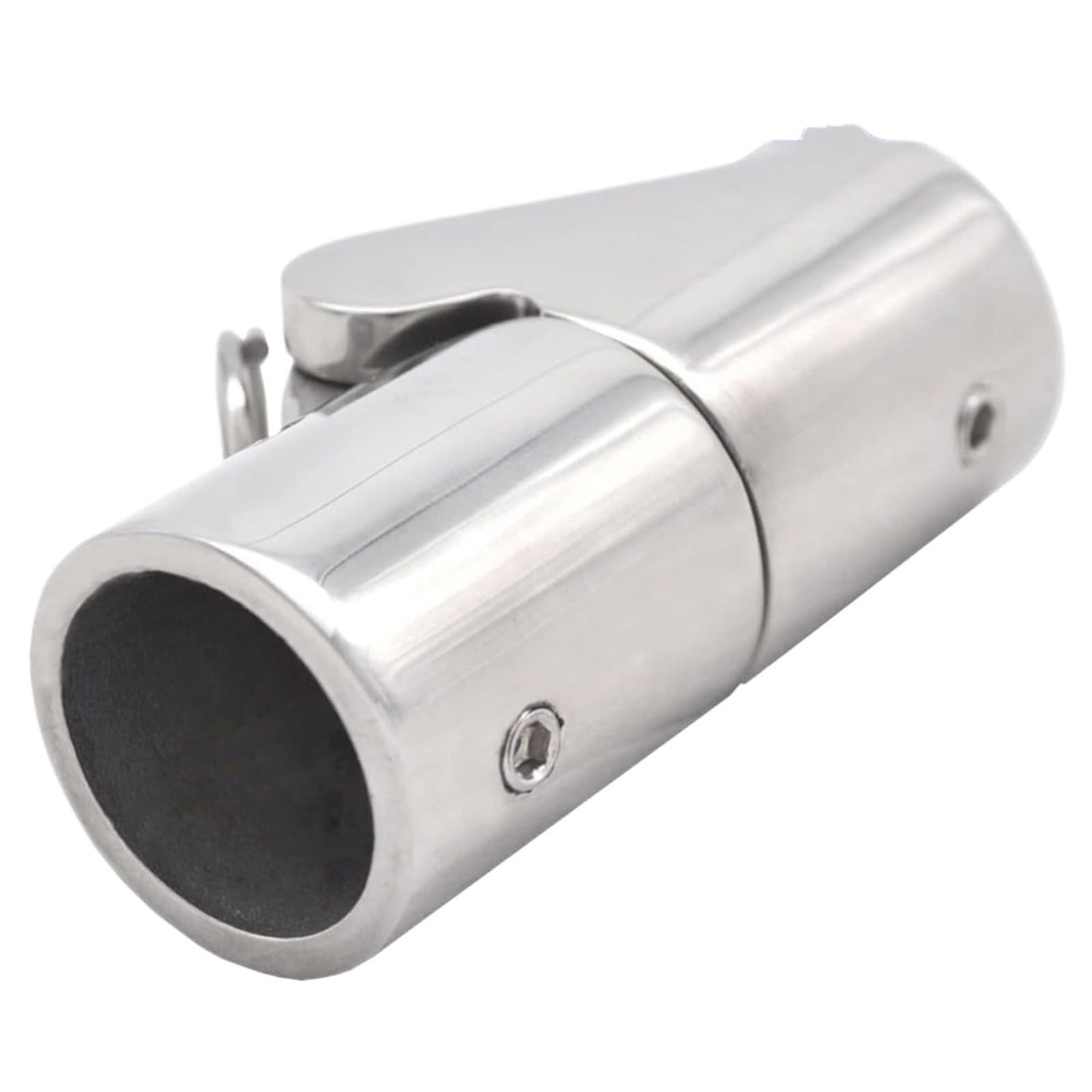 22 25 mm Hardware per asta asta ringhiera palo baldacchino in acciaio inox 316 tubo tubo pieghevole connettore di accoppiamento girevole (tipo a vite, 22 mm)