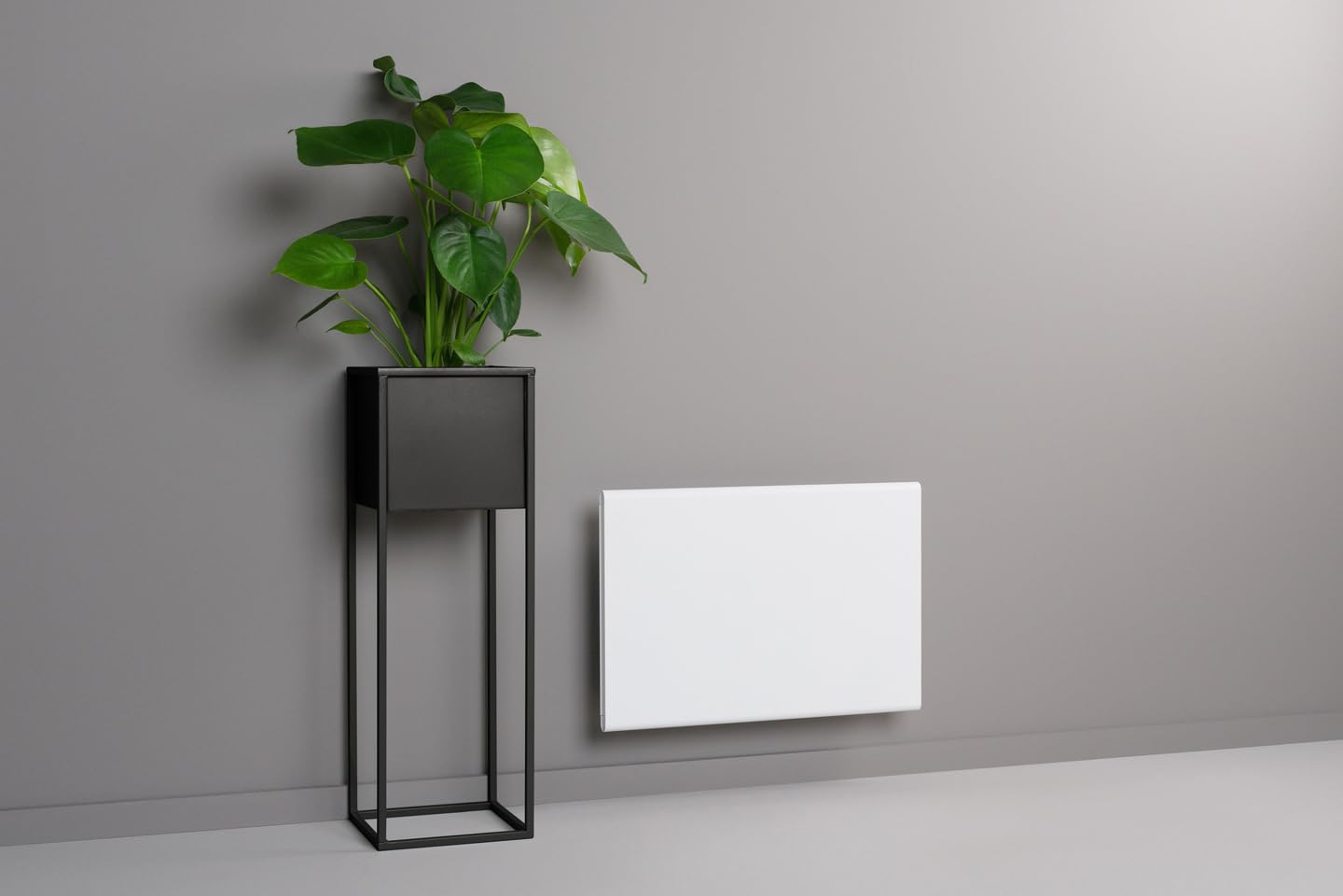 Adax Eco - Radiatore elettrico 1000W, Bianco | Scaldino Elettrico | Termoconvettore elettrico con Termostato, Programmazione Bluetooth | Stufetta elettrica basso consumo | Termosifone Elettrico