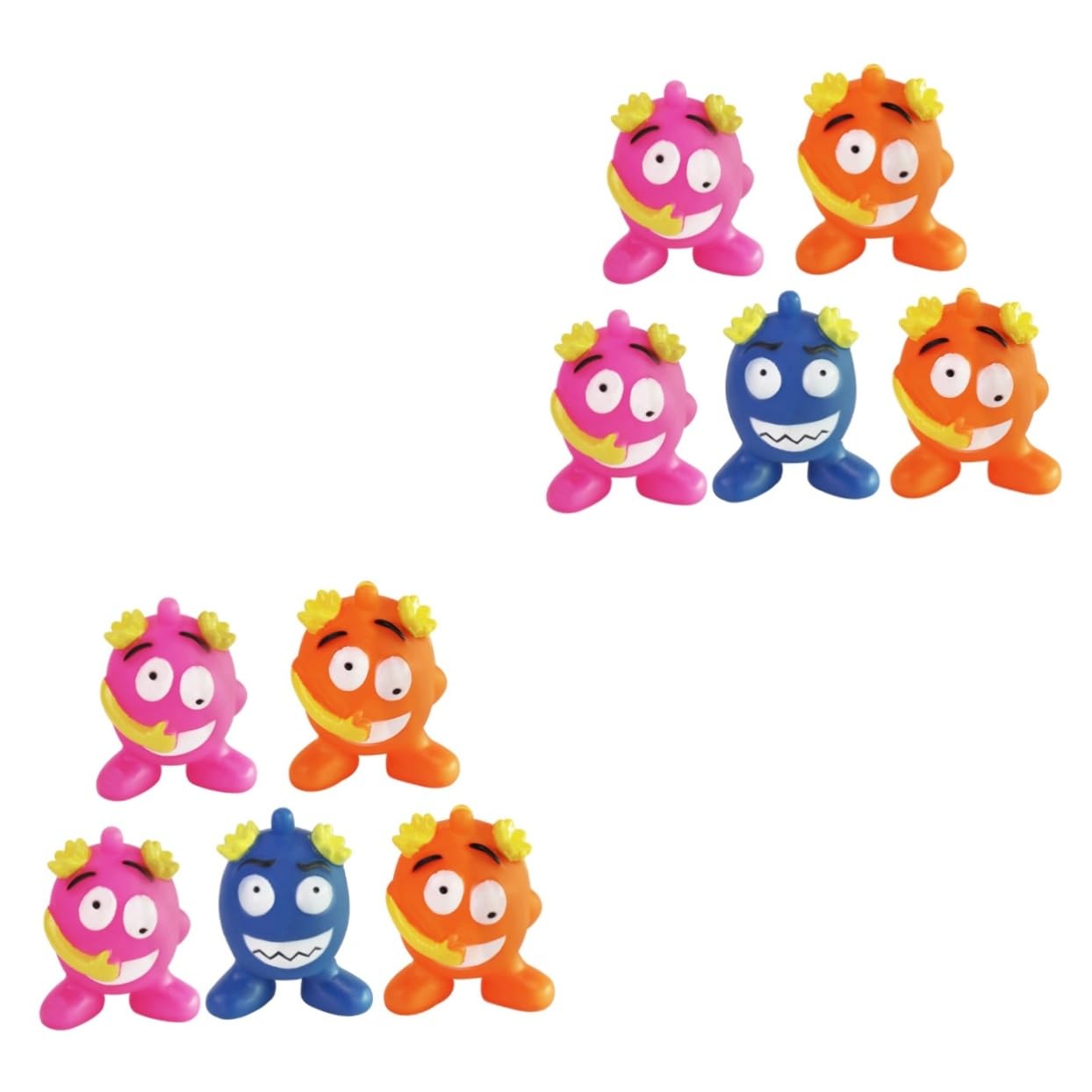 Abaodam 10pezzi Giocattoli Per Squeaker Evade Per e Divertimento Colori Casual La Noia e Comportamenti Distruttivi