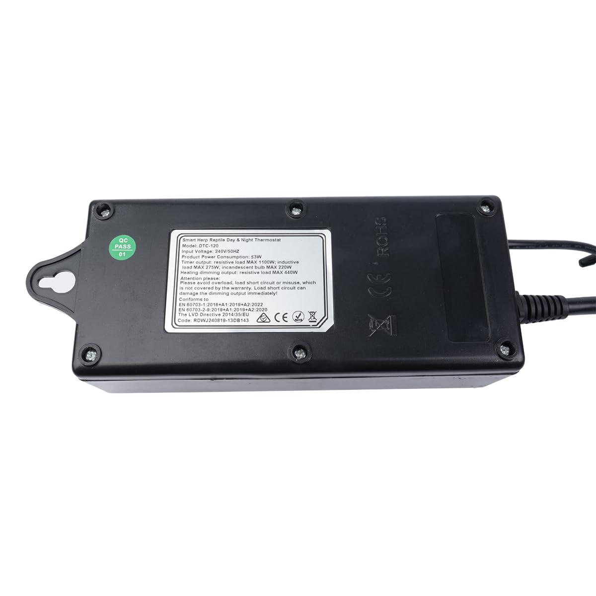 Reptile Thermostat PID Dimmer do gadów lampa grzewcza termostat gniazdo kontrolera do terrarium wiwarium akwarium z wodoodporną sondą czujnika