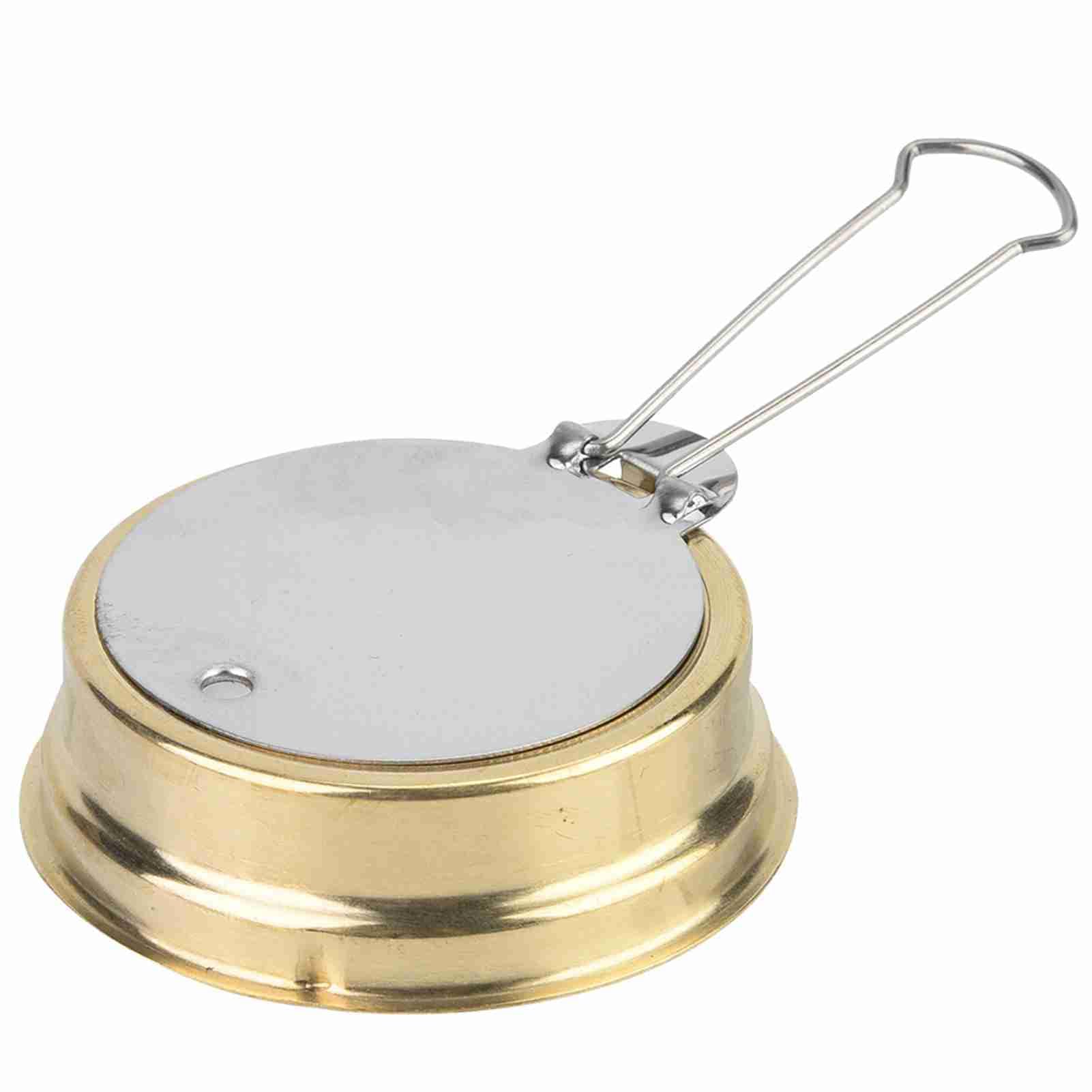 Generic Zewnętrzna Przenośna Mini Kuchenka na Paliwo Alkoholowe na Kemping, Lekki Palnik Spirytusowy do Pieszych Wędrówek, Składany Palnik do Gotowania ze Stopu Aluminium (GRAY)