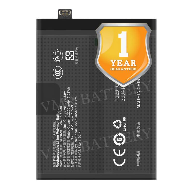 Image of Original BLP829 Battery Compatible for OnePlus 9 (LE2110, LE2111, LE2113, LE2115, LE2117) - (4500mAh) - 1 Year Warranty K7