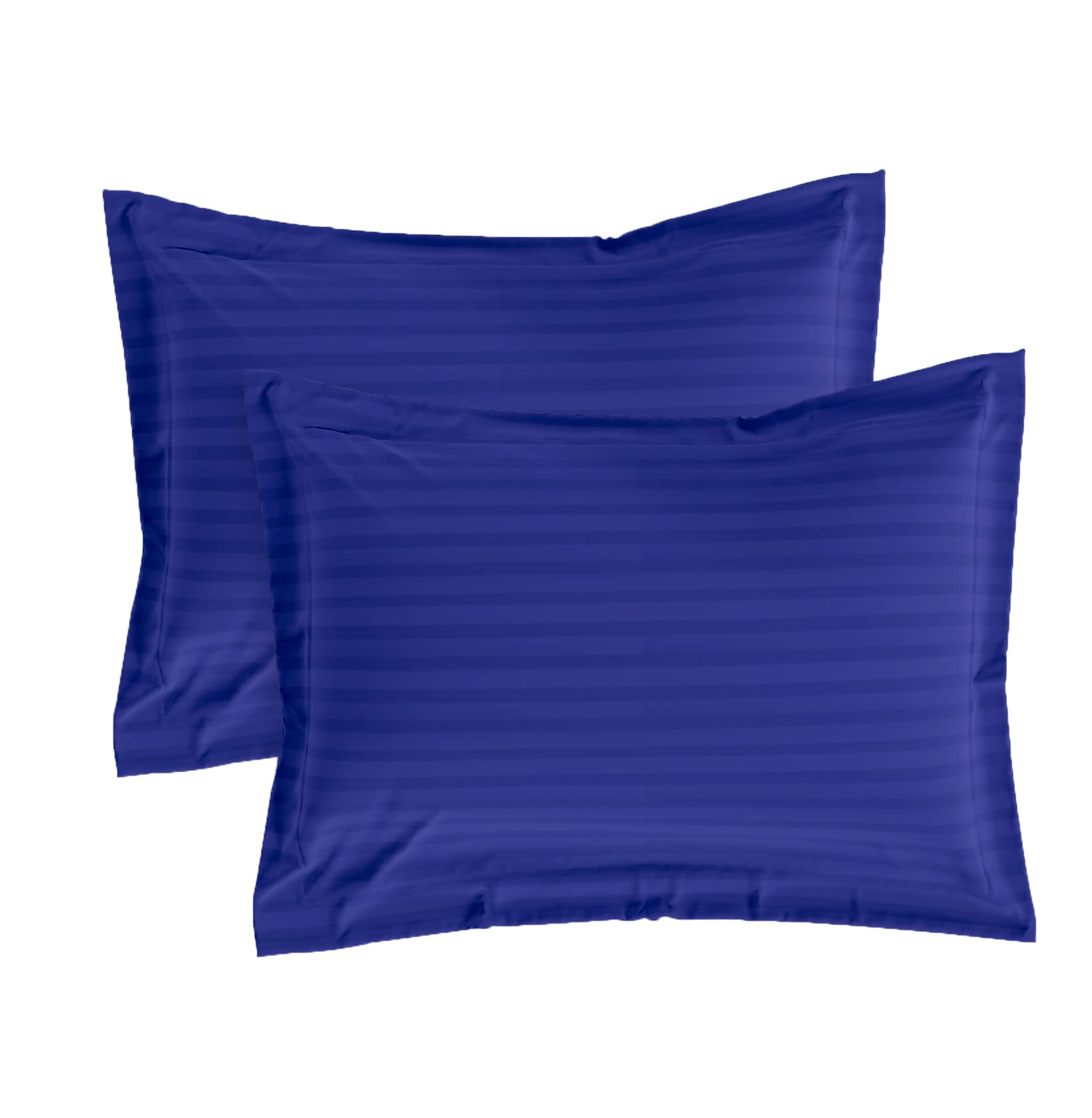 AJISH Pillow Cover Set of 2, Cotton Satin Striped, 310 TC, Ultra Soft & Comfortable, Pillow Case with Envelope Closure, Best for Hair and Skin, King Size 20 x 36 inch, Navy Blue (B0BF5THHZQ) Amazon Price History, Amazon Price Tracker