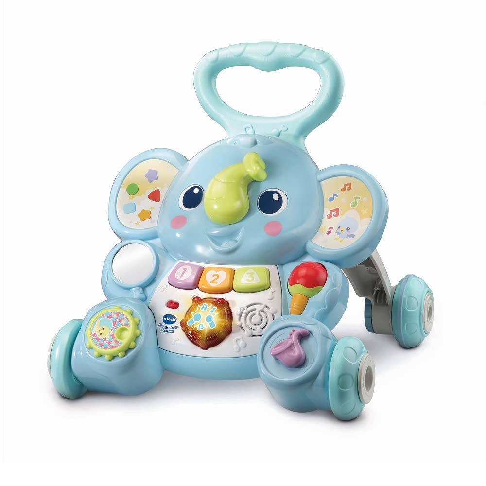 VTech Andador musical Blue, correpasillos para empujar bebé +9 meses ,
