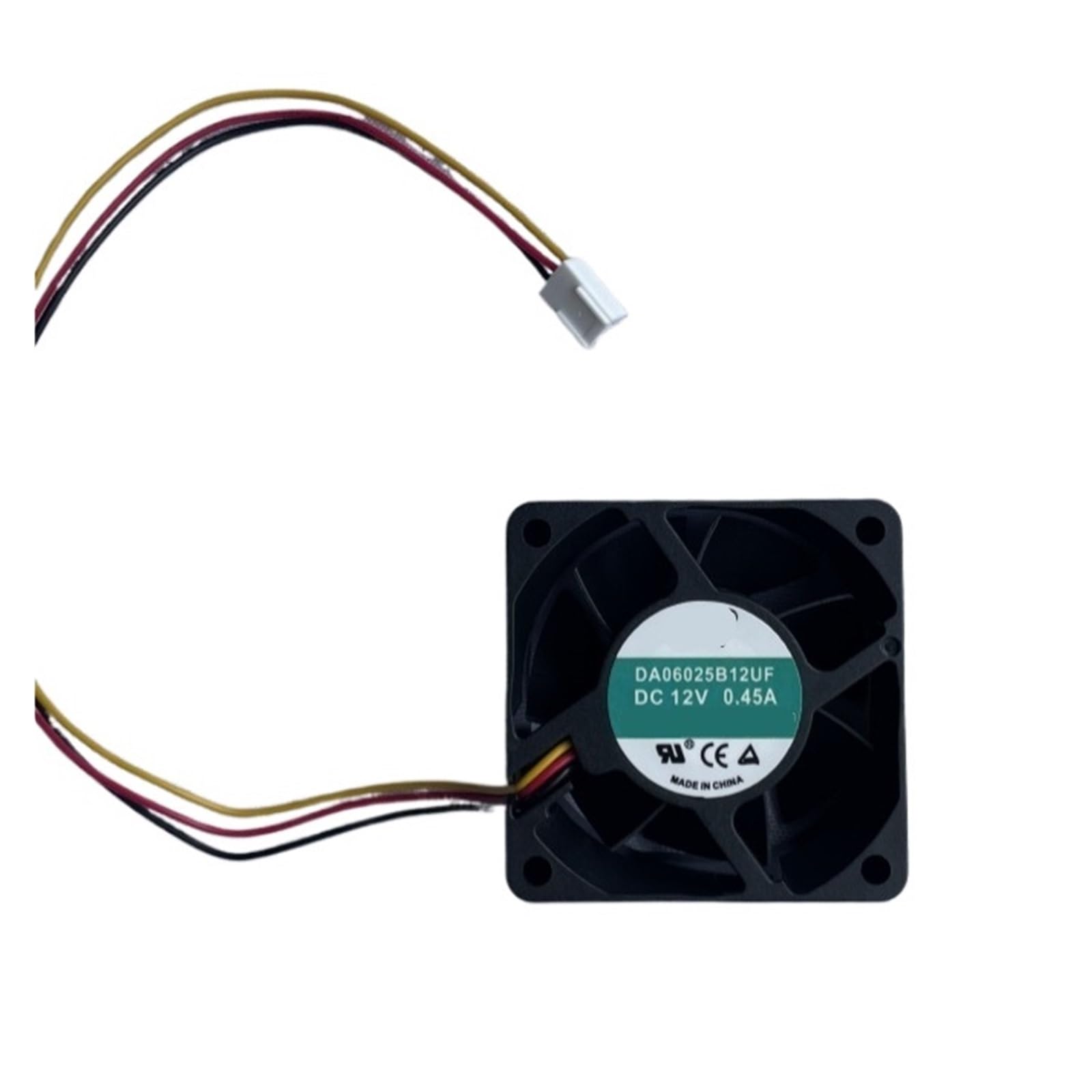 YMUGUEGH 60x60x25mm DA06025B12UA/UF/HR DC12V 6025 6cm cooling fan(DA06025B12UH 4wire)