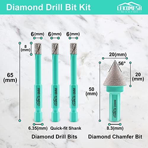 LEKOMESH Diamond Drill Bit Kit - Image 2