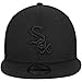 New Era MLB 9FIFTY Black Adjustable Snapback Hat Cap One Size Fits All (Chicago White Sox)
