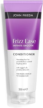 John Frieda Frizz Ease Infinite Smooth Conditioner 250ml. Anti Frizz Conditioner for Smooth Hair Care, Humidity Control and Soft Feel