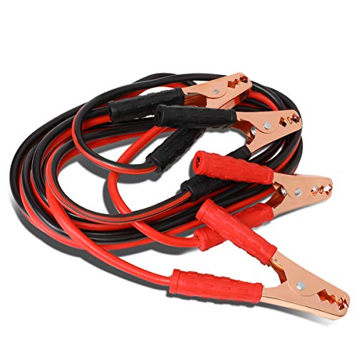 DNA MOTORING 12ft 8Gauge Jumper Cables for Car Battery,