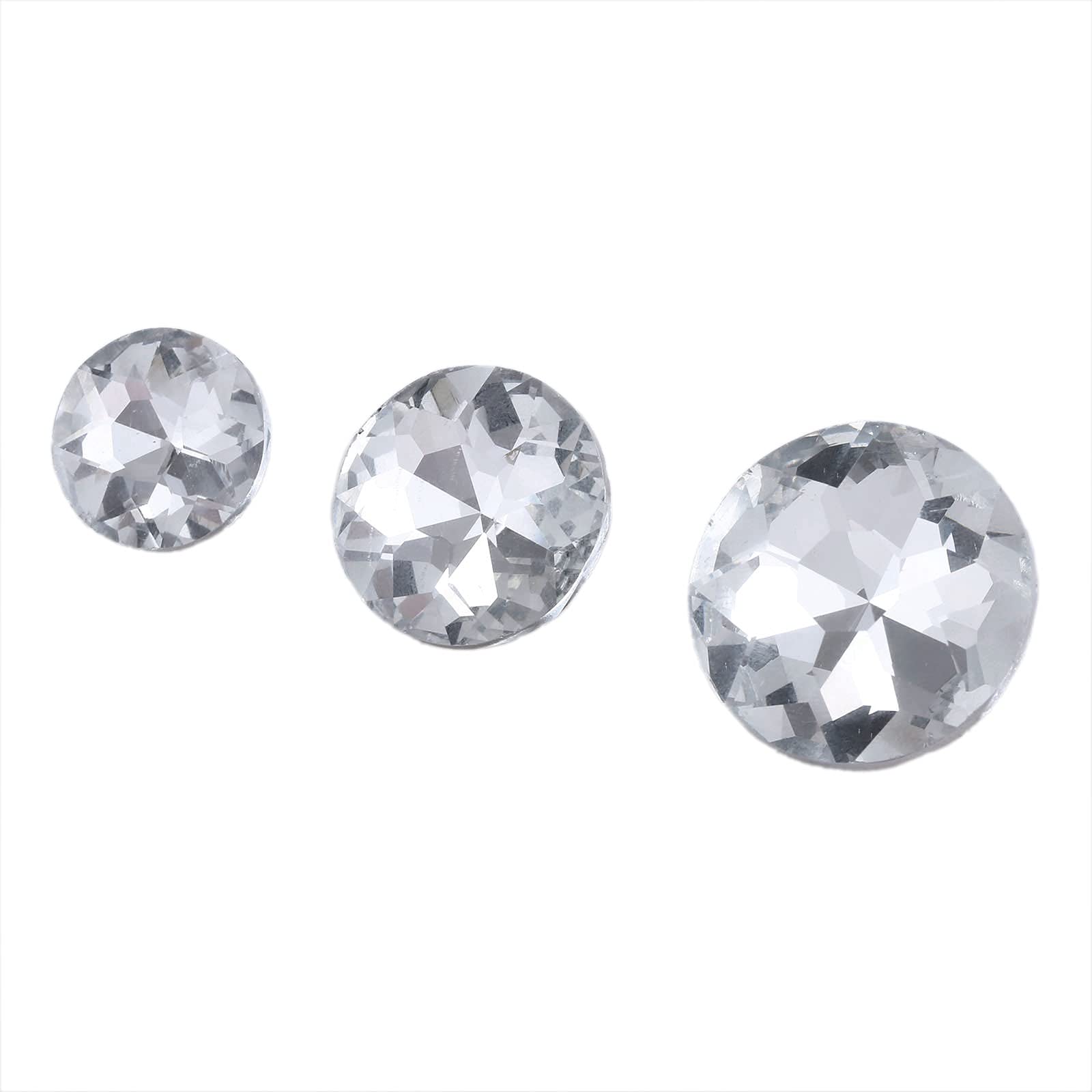 Boutons cristal canapé 30mm broches de décoration verre pour meuble capitonné x20