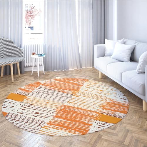 Tapis antidérapant lavable de 80cm résistant aux taches du salon - 4