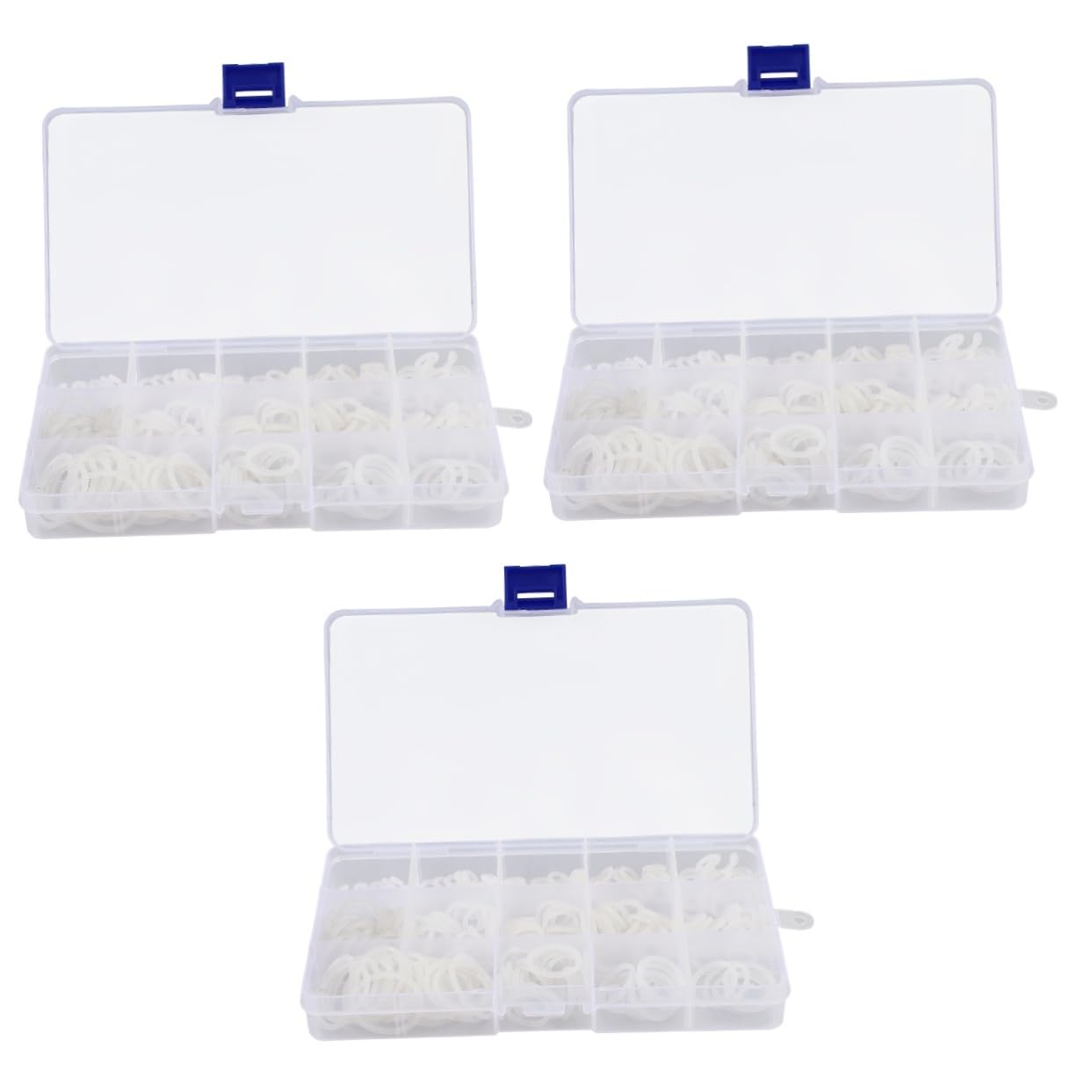 Zerodeko 3 ensembles Ensemble De Joints D'Étanchéité De Plomberie Joints D'Étanchéité Pour Tuyaux Rondelles Et Bagues Plats Extérieurs Assortiment De 260 pièces * 3