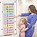 ABCxGOOD Daily Schedule Pocket Chart, Visual Schedule Pocket Chart for Toddler, 13+1 Pocket with 21 Dry-Erase Reusable Cards, prek k Preschool Classroom Must Haves.