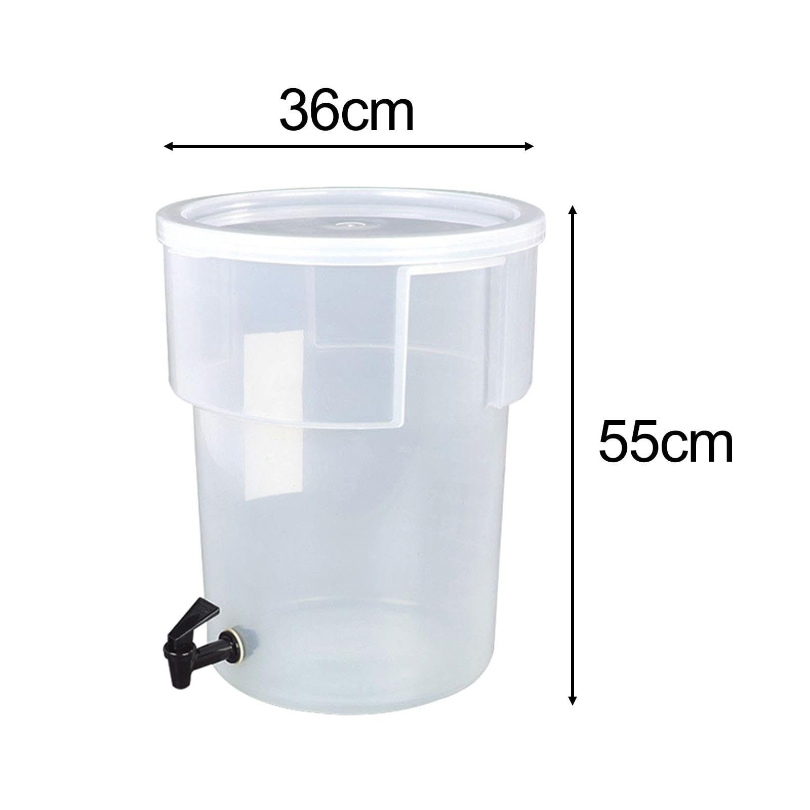 Dispensador de Bebidas, Dispensador de Bebidas, Jarra Transparente de Gran Capacidad, Hervidor, Cubo, Recipiente para Bebidas Frías para Buffet, Campi, 22L, Individual