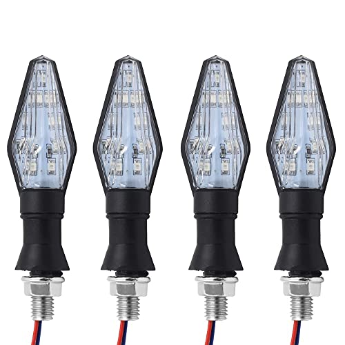 Clignotant moto LED résistant aux vibrations - Solution universelle 12V pour remplacer 4 feux