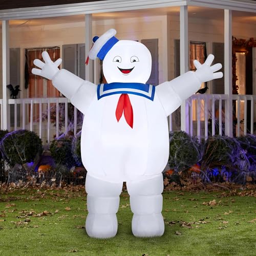 7 Gemmy Airblown Inflatable Giant Halloween Ghostbusters Stay Puft Marshmallow Man Yard Decoration 552064