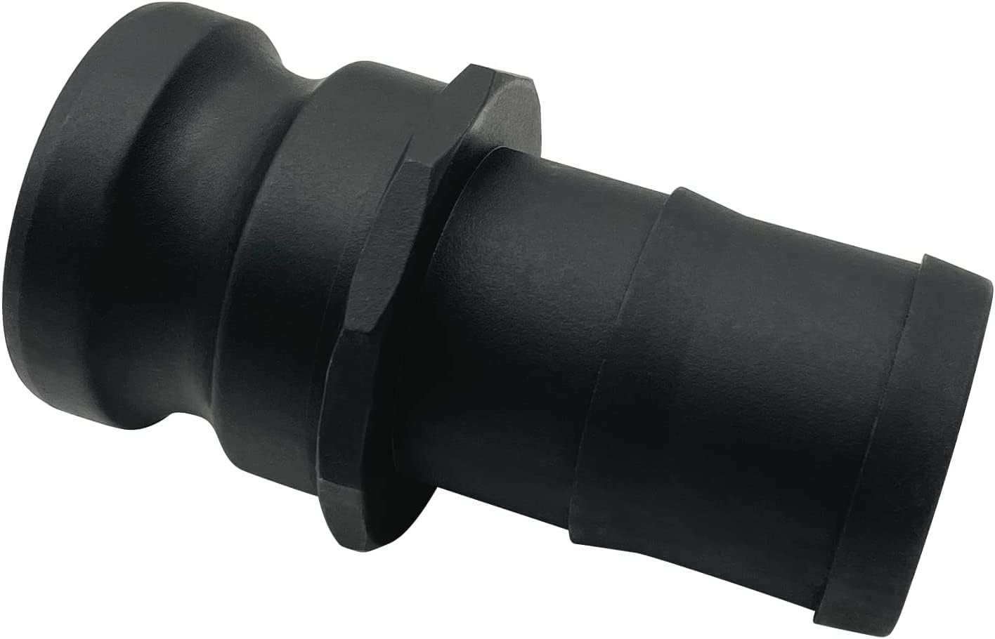 2 accesorios Camlock de acoplamiento estándar de polietileno accesorios de bloqueo de leva de polipropileno ranura de leva (0.5 pulgadas, tipo E)