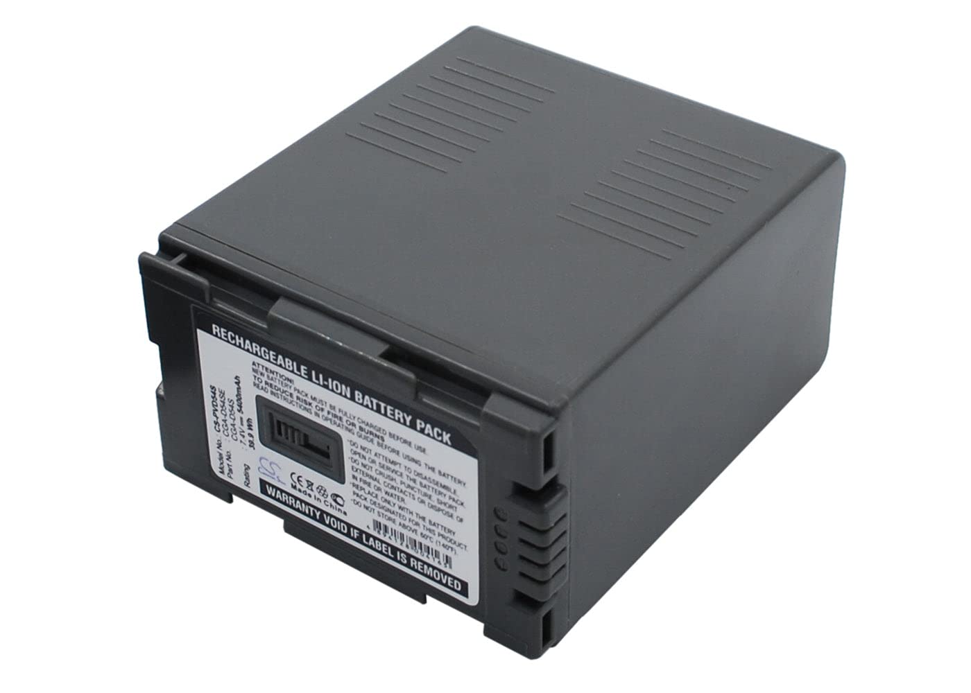 【未使用】Panasonic VW-VBD55 バッテリー 5400mAh Amazon.com: VINTRONS 5400mAh Replacement Battery for PANASONIC CGA
