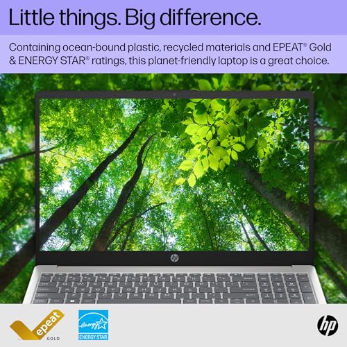 Image of HP 15 inch Laptop, HD Display, 13th Generation Intel Core i5-1334U, 8 GB RAM, 512 GB SSD, Intel Iris Xe Graphics, Windows 11 Home, 15-fd0012nr (2024)