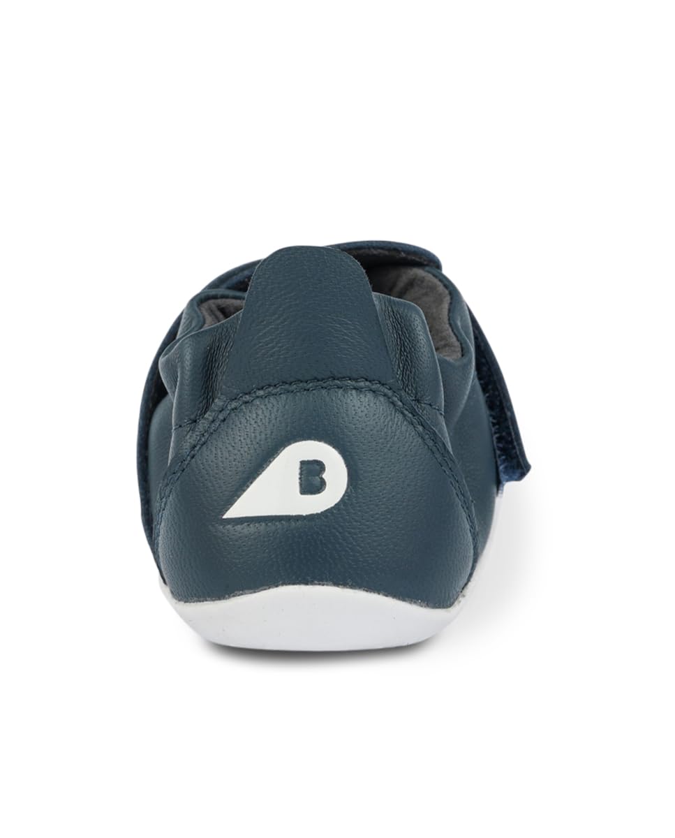 Bobux Xplorer Go - First Steps - Baskets pour Enfants en Cuir Souple et précieux (Navy, Système Taille Chaussures EU, Bébé, Numérique, Moyen, 19)
