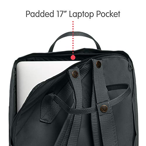 kanken laptop 17 black