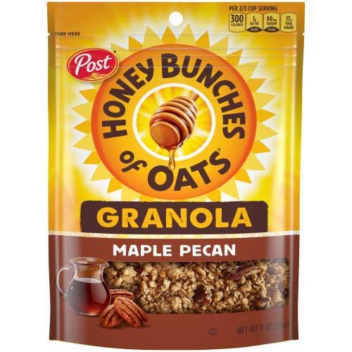 Post Honey Bunches of Oats Granola Maple Pecan 11 Oz (Pack of 2)