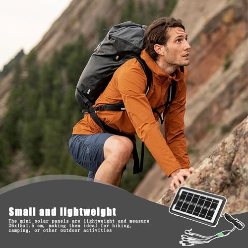 Panel solar portátil de carga de campamento para evitar baterías agotadas en tu celular 3