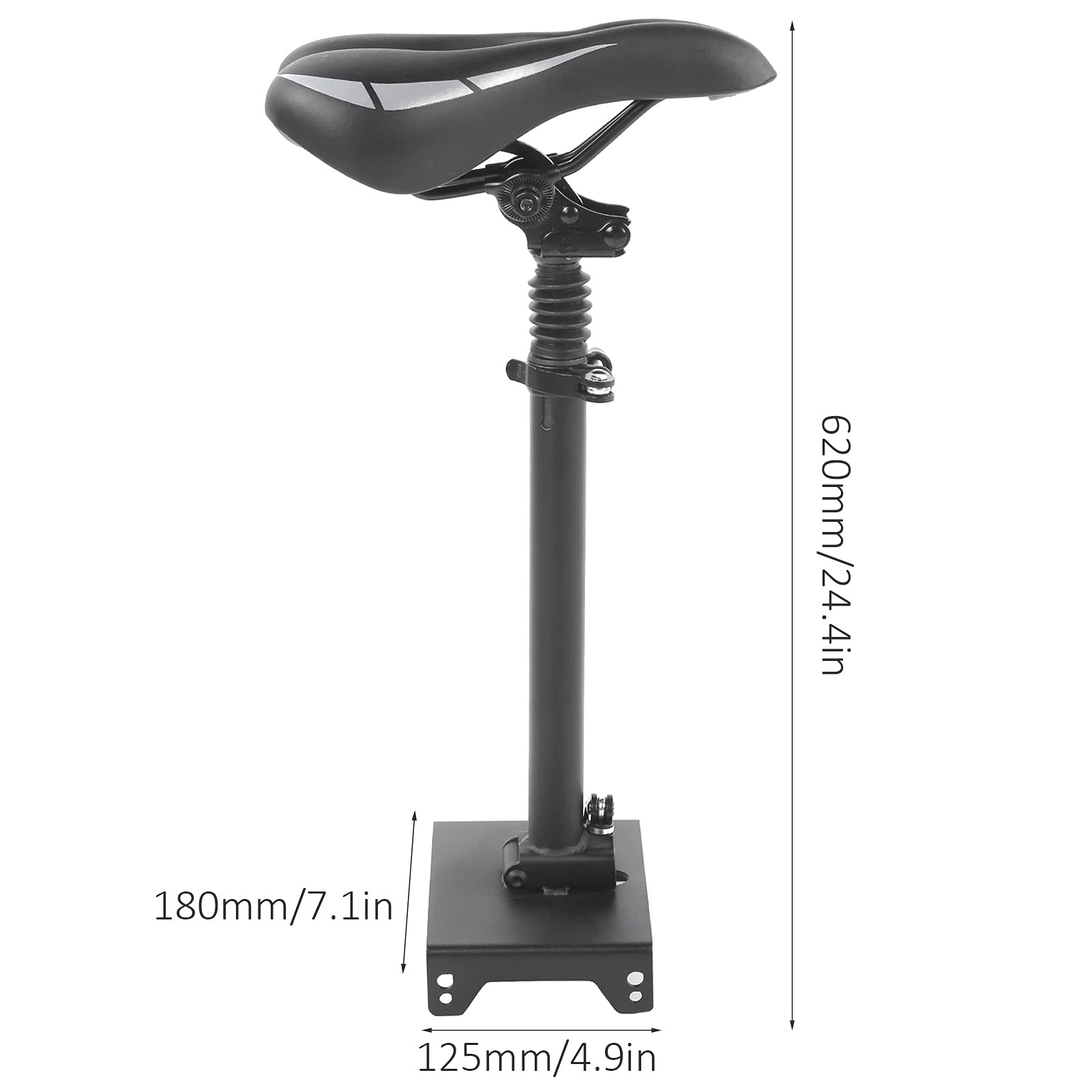 Hochwertiger, hoch belastbarer Skatersitz, stoßfester Scooter-Sattel-Scooter-Sitz für Max-G30-Scooter
