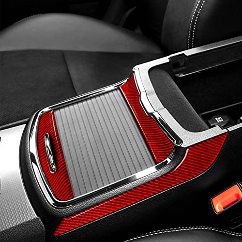 Image of Car Cup Holder Decor Cover Decals for 2011-2014 Chrysler 300 / 300C / 300S / Limited /Base Accessories Carbon Fiber Interior Stickers
