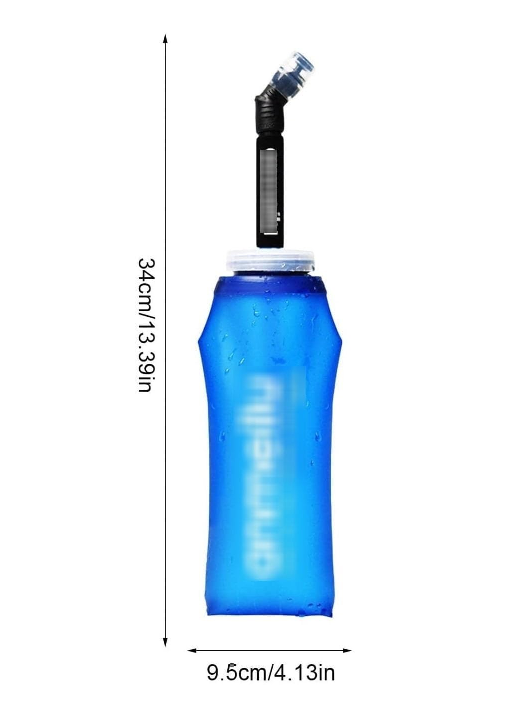 Trinkflasche Zusammenklappbare Wasserflasche Marathon Sports, weiche Wasserflasche for Laufen, Wandern, Radfahren, Bergsteigen