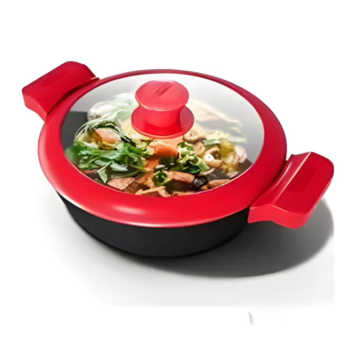 GEMMA Cast Iron Kadai with Lid-(3.5 LTR) |Perfect for Induction, Gas| (Red) (B0D5FZFJX3) Amazon Price History, Amazon Price Tracker