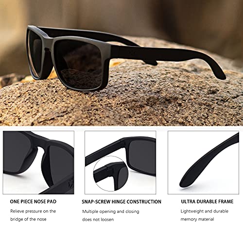 MAXJULI Polarized Sunglasses for Men and Women,UV400 Protection Sun Glasses,Ideal for Driving Cycling and Running 81203