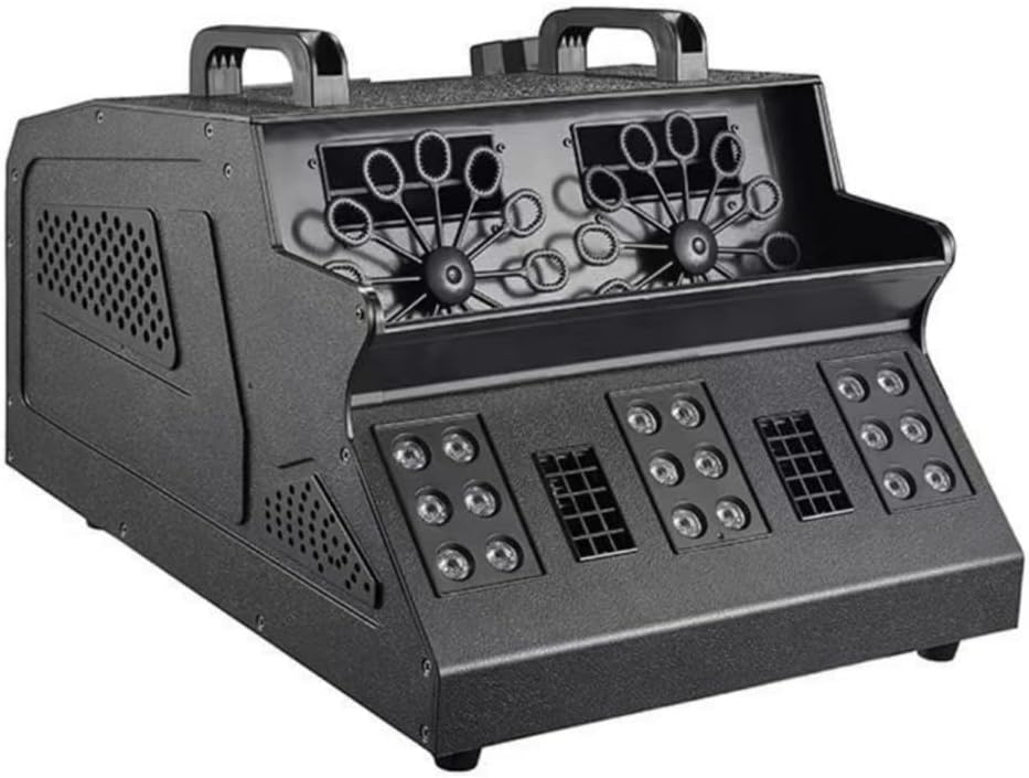 Kirnuo 3 in 1 フォグバブルマシン 、バブルファン 2 個付き、スモーク