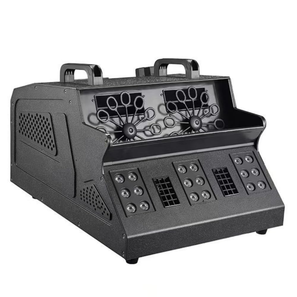 バブル・マシン, 2 in 1 スモークバブルメーカー, 400W 　演出　泡 Amazon | カラフルなスモークバブルマシン、伸縮性のあるバブル