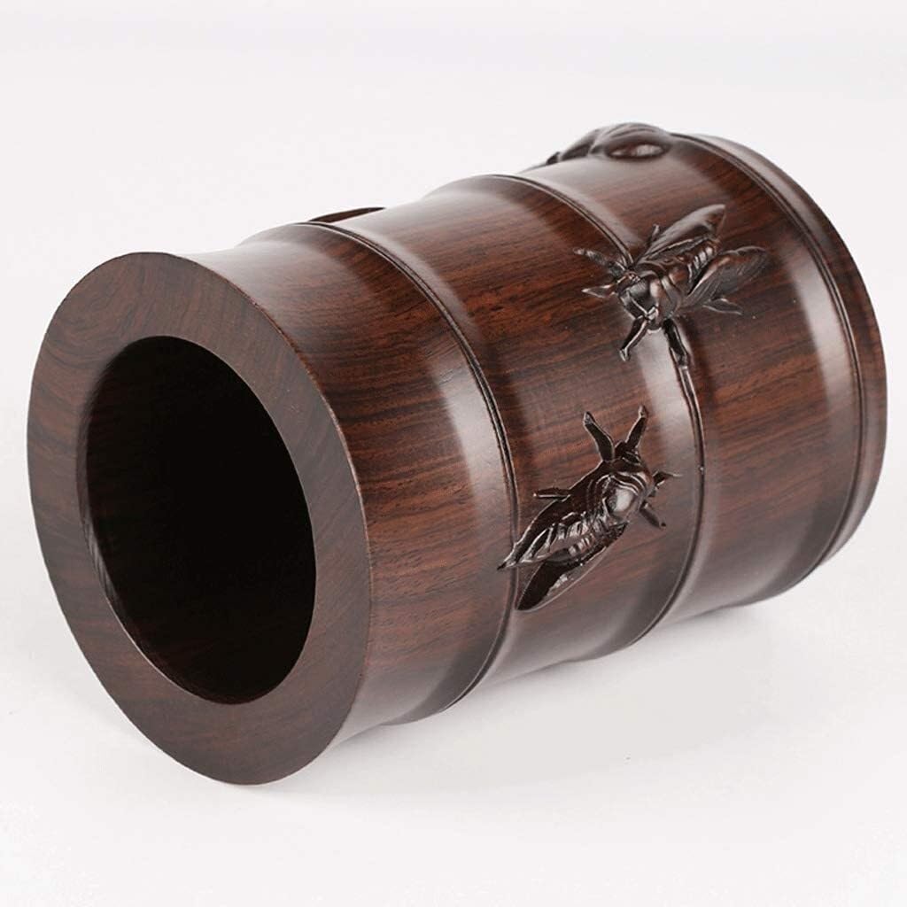 KYUSAR Schreibtisch Stifthalter Stifthalter Kreativer Stifthalter Log Retro Desktop Stifthalter Dekoration Schreibtisch Geschenk Bleistifthalter Bleistift Desktop Stiftehalter