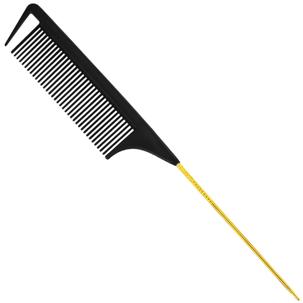 Amazon | 先の尖ったテールヘアコーム抗静止ヘア染料ブラシバーバー