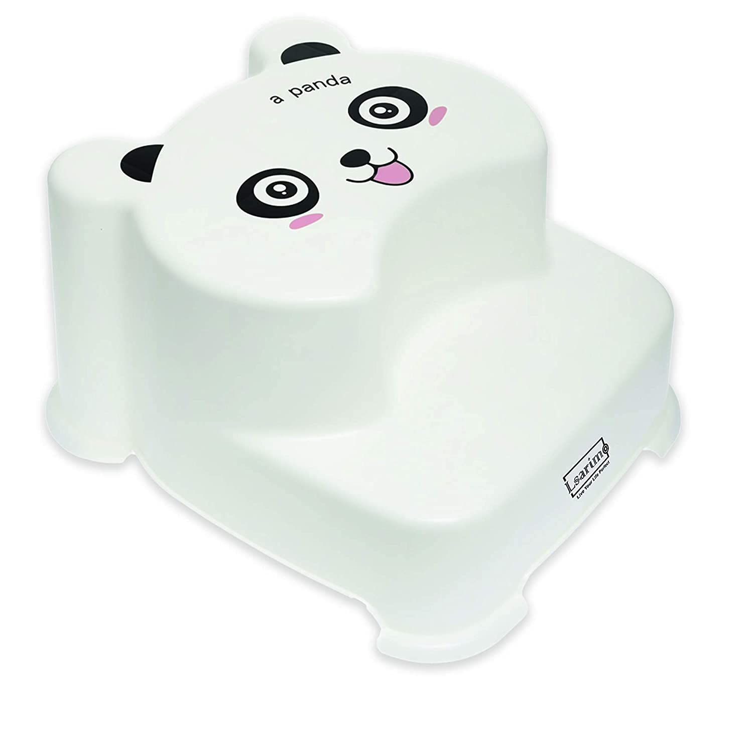 GZQNAN® 2 Step Kids Two Step Stool for Bathroom, Kitchen, Sink Use and Children Toilet Potty Training Stool with Fun Design (Multi Color & Design)