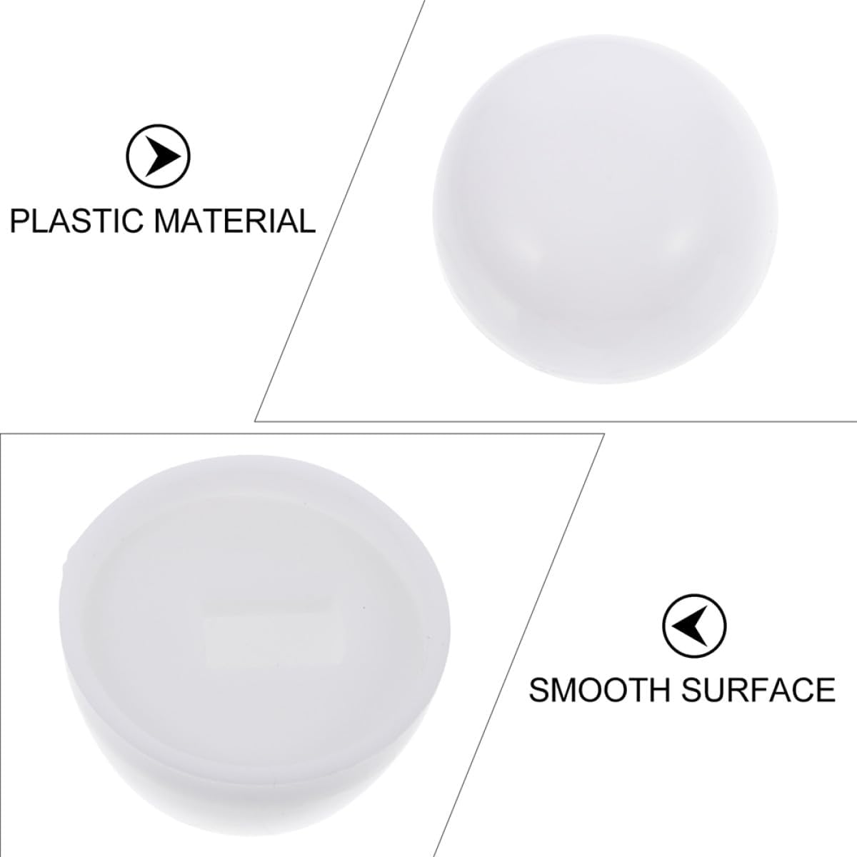 MAGICLULU Toilet Bolt Caps Push-on Toilet Bowl Bolt Covers Floor Caps with Decorative 6-pair Set for Bathroom Fixing
