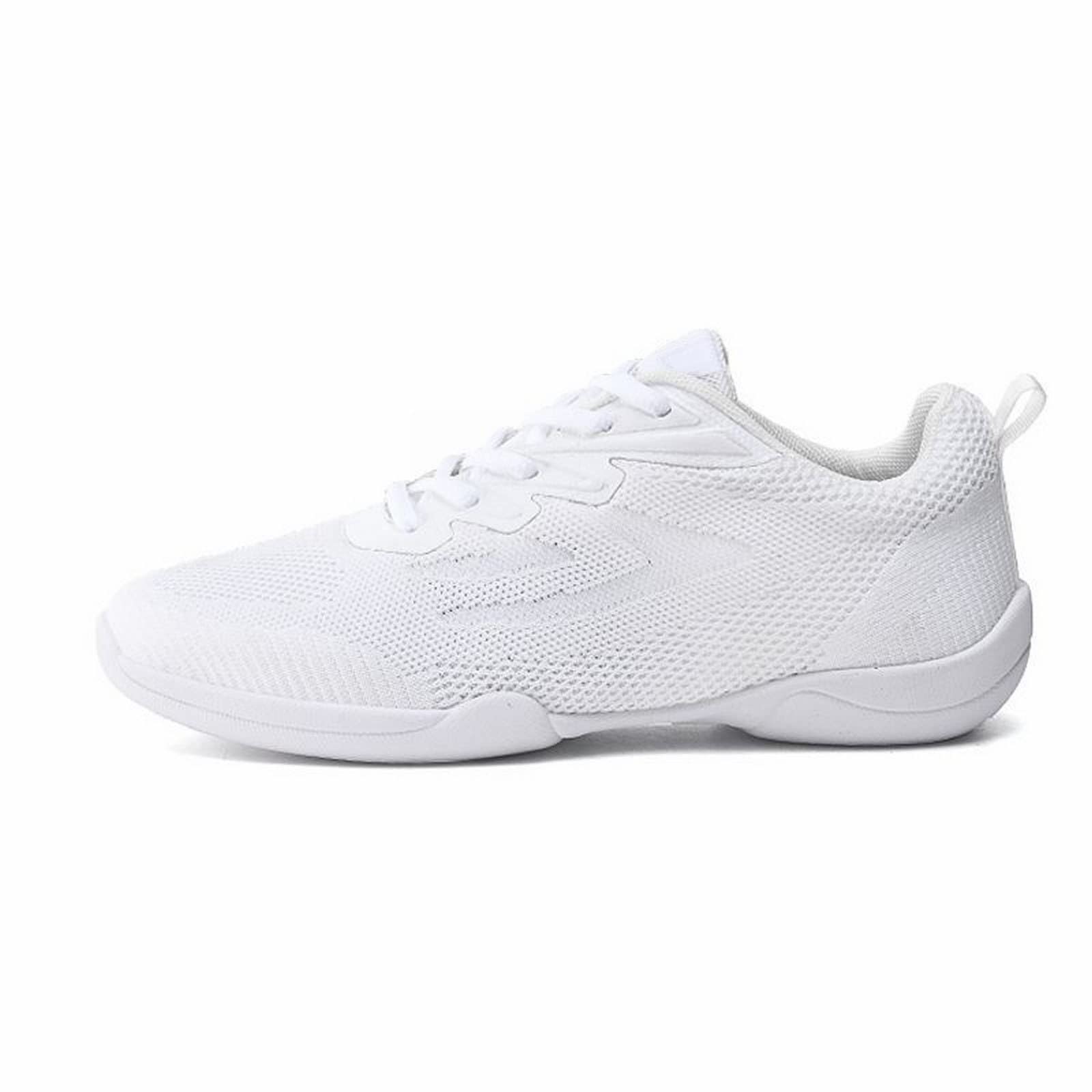Generisch Sneaker Herbst Damen - Wettkampf-Cheerleading-Schuhe für Damen Trainingsschuhe mit atmungsaktivem Mesh-Obermaterial Flexible Laufsohle leichte Dämpfung Rutschfester Halt vielseitige