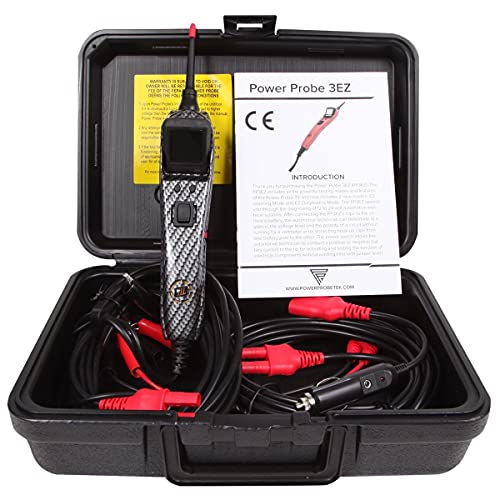 Power Probe PP3EZCARBAS Circuit Tester with Learning and Diagnostics Mode for Easy Automotive Electrical and Component Testing for 12 to 24 Volts Electrical Systems